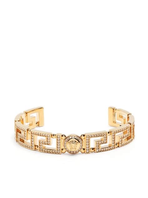 versace silver bracelet farfetch|Versace Bracelets for Women .